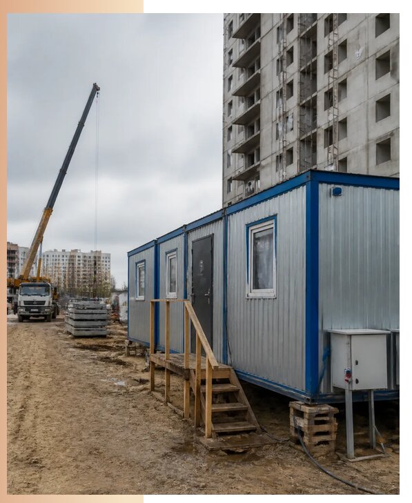 Аренда строительных вагончиков для рабочих в Новочеркасске